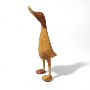 Pato de madera al por mayor, pato decoración rústica Casa de Campo Vintage pato de madera para decoración de exhibición interior - Product Image 2