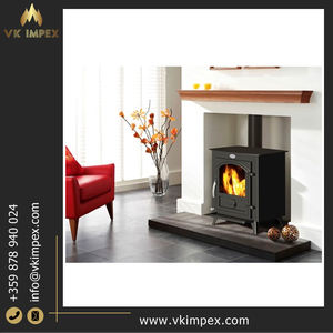 Puerta de hierro fundido de excelente calidad de diseño único, 7,5 kW, eficiencia térmica nominal, chimeneas de combustible sólido para quemar madera de Bulgaria - Product Image 3