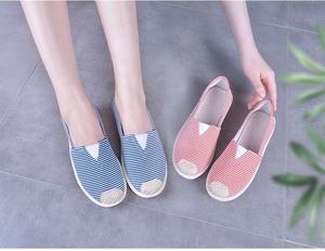 Chaussures en toile 2025 vente chaude doux confortable respirant sans lacet chaussures en toile pour femmes décontracté quotidien - Product Image 1