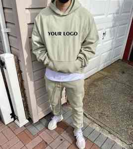 Custom Hoodie <b>Jogger</b> Tracksuit Set Unisex Two Piece <b>Outfit</b> Streetwear Casual Sportswear for Men and <b>Women</b> Fashion - Product Image 5