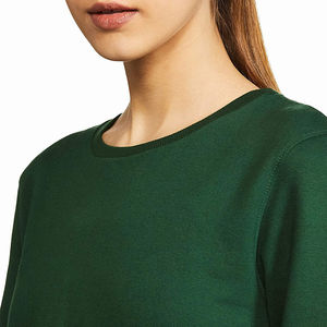 Sudaderas de Mujer de Corte Regular, Calidad Premium, Felpa de Algodón, Diseño Liso y Elegante, Ropa de Calle Cálida para Invierno, Servicio OEM - Product Image 5