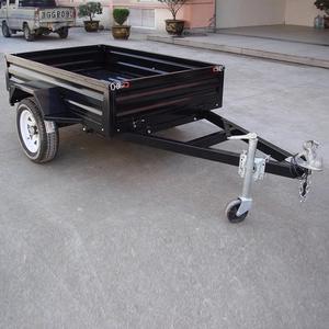 Remolque de descarga hidráulica disponible Remolque volquete resistente con escalera a la venta - Product Image 1