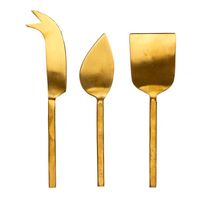 Server kue logam baja tahan karat tahan lama ideal untuk acara katering restoran panggang kue dengan pegangan Kerajinan yang nyaman