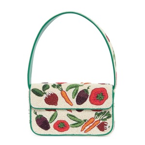 Sac à main de fête avec broderie de perles de rocaille à la main sac à main de broderie léger avec des perles de rocaille pour un look d'été - Product Image 2