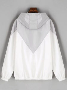 Cheap High Quality Custom Casual Adult Jacket Hoodie <b>Windbreaker</b> Windproof Light Wind Breaker for Men and Women - Product Image 2