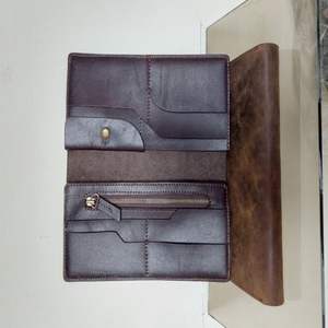 Portefeuille long imprimé Pati en cuir avec chambres de téléphone Vente à chaud Portefeuille long en cuir de vache véritable pour hommes - Product Image 6