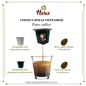 กาแฟแคปซูลเอสเพรสโซ่เวียดนามเบลนด์ อาราบิก้า โรบัสต้า ราคาดี ผลิตตามมาตรฐาน OEM ISO ขนาด 5.8 กรัม ราคาขายส่งจากโรงงาน - Product Image 5