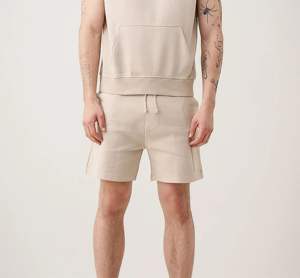 Conjunto de pantalones cortos unisex sin mangas con capucha-Conjunto de ropa deportiva informal y cómoda Ideal para gimnasio, deportes y uso diario - Product Image 5