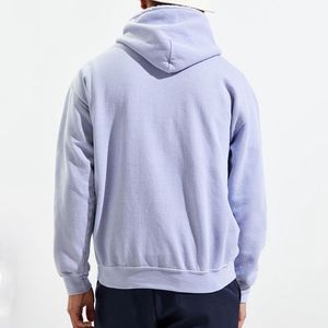 2025 High Quality 100% Cotton Oversize Hoodie <b>Thick</b> <b>Fleece</b> Drop Shoulder Winter 2 Pcs Custom Men's Hoodies 500 GSM - Product Image 2