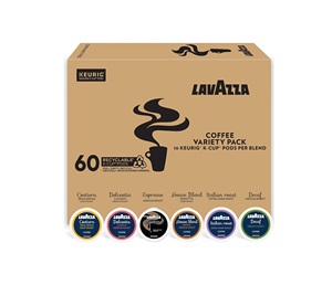 Paquete Variado de Café Lavazza, Cápsulas K-Cup Individuales para Keurig, 60 Unidades - Product Image 1