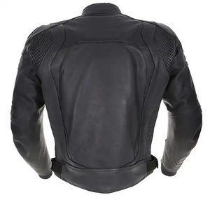 Nueva llegada chaqueta de cuero de la motocicleta para los hombres montando carreras Biker chaquetas de moto de cuero genuino - Product Image 3