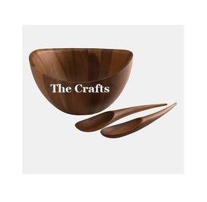 Tazón de Madera de Diseño Clásico para Chocolate, Tazón para Servir Ensaladas de Frutas de Calidad Superior a un Precio Accesible - Product Image 4