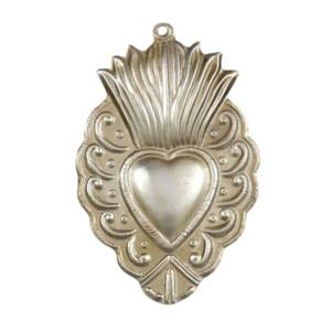 Corazón colgante de Metal de primera calidad, adornos navideños, árbol decorativo, colgante, fiesta festiva, accesorio de decoración del hogar - Product Image 3