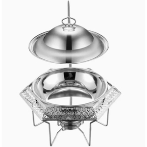 Chaffing Dish décoratif luxueux chauffe-plats plat de restauration équipement de restaurant Chaffing Dish pour Offre Spéciale - Product Image 2