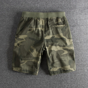 2024 personalizado hombres verano moda juvenil personalizado cintura elástica Casual algodón entrenamiento hombres Camo Shorts - Product Image 2