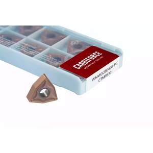 Carbiforce เครื่องกลึงเม็ดมีดคาร์ไบด์แบบแข็ง CTM9530 WNMG080408-PC สำหรับเครื่องกลึงชิ้นงานสเตนเลสบรรจุกล่องและเคลือบ - Product Image 1