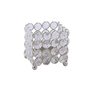 Bougeoir en cristal Designer Crystal Votive Highly Design Table & Intérieur Décoration de la maison avec poignée en fil pour une utilisation suspendue - Product Image 3