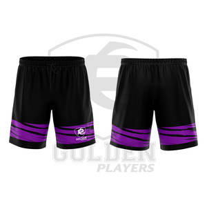 กางเกงขาสั้นเล่นบาสเก็ตบอลสำหรับผู้ชายกางเกงขาสั้นผ้าโพลีเอสเตอร์พิมพ์ลายแบบเรียบสำหรับผู้ชาย - Product Image 5