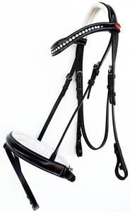 Brida de cuero de caballo occidental de alta calidad con logotipo personalizado para exportación a granel y brocas para montar a caballo - Product Image 6