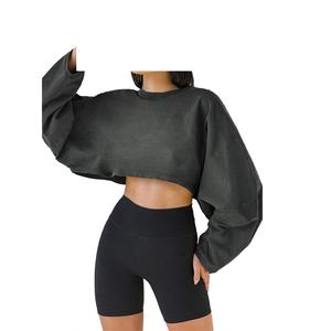 เสื้อสเวตเตอร์ผ้าโพลีเอสเตอร์ระบายอากาศได้ดีสำหรับผู้หญิงเสื้อผ้าแนวสตรีทแบบลำลองสำหรับฤดูหนาวเสื้อผ้าชั้นในแบบมีโลโก้ซักได้ - Product Image 4