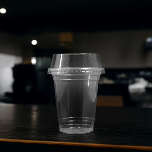 Quang Quan Transparent Disposable Plastic <b>Cups</b> <b>12oz</b> to 24oz Single Wall PP for Hot/Cold Beverages Milk Tea Juice <b>Coffee</b> - Product Image 6