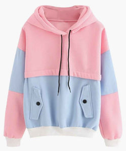 Sudadera unisex color pastel con capucha y bolsillos, informal, de gran tamaño, venta al por mayor, por encargo, precio de fábrica a granel - Product Image 1