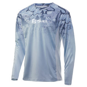 Vêtements de pêche à manches longues hommes en plein air à capuche séchage rapide chemises de pêche Jersey sweats à capuche d'été UPF50 + chemises de pêche à manches longues - Product Image 5