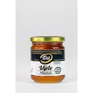 Miel multifloral Friulian Tissi 100% naturel ambré 250g X6pcs - Product Image 1