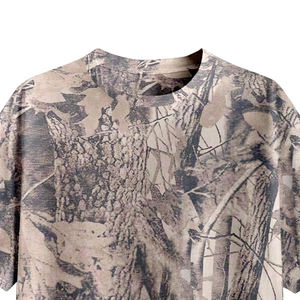 Camisetas con Diseño Creativo de Camuflaje de la Selva Impresas en 3D para Caza al Aire Libre, Camiseta de Manga Corta con Cuello Redondo para Hombre, Largo - Product Image 6