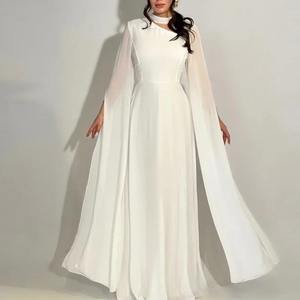 Vestido de Fiesta de Verano para Mujer, Cuello Redondo, Manga Corta, Recto, Hasta la Rodilla, Decoración de Encaje, Color Sólido, Ajuste Holgado - Product Image 5