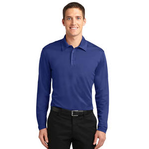 Polo de golf de haute qualité pour hommes Chemise de golf de sport à manches longues à séchage rapide - Product Image 1