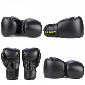 Gants de boxe durables pour l'entraînement physique et le sparring, en cuir PU, confortables, avec logo personnalisé - Product Image 6