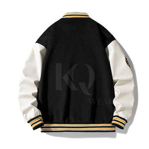 Blouson universitaire pour homme, style tendance, décontracté, réversible, écologique, idéal pour le streetwear et l'usage quotidien - Product Image 2