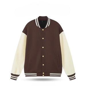 Chaqueta Universitaria Pesada para Hombre, Logotipo Bordado Personalizado, Uniforme de Equipo, Chaqueta Bomber para Escuelas, Ropa de Trabajo, Eventos, Ropa de Club - Product Image 4