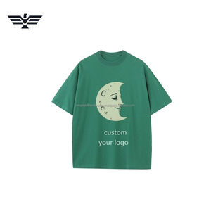 เสื้อยืดสีสันตามสั่งพิมพ์ลายกราฟิกดวงจันทร์ |   เสื้อยืดลำลองผ้าฝ้ายพรีเมียมสำหรับผู้ชายและผู้หญิง - Product Image 2