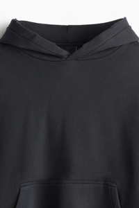 Street Wear Men's Casual Oversized 100% Cotton <b>Plain</b> Hoodie Custom Logo Printed Hip Hop Streetwear Drop Shoulder OEM Style <b>Hoody</b> - Product Image 3