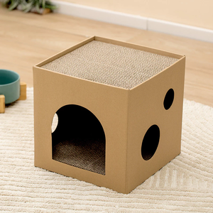 Rascador para gatos de cartón ecológico de Vietnam: la mejor opción para aliviar el estrés de los gatos felices - Product Image 5