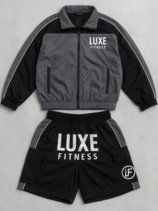 Custom Men's Windproof Summer Tracksuit Set Drawstring 6XL Printed 100% <b>Polyester</b> <b>Jogger</b> Sportswear Casual Outdoor Wear - Product Image 3