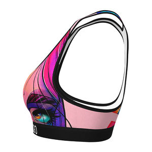 ชุดบราเล่นกีฬาผู้หญิงผ้าสแปนเด็กซ์/ โพลีเอสเตอร์ระบายอากาศได้ดีน้ำหนักเบาเป็นมิตรกับสิ่งแวดล้อม - Product Image 6