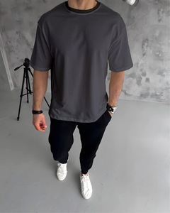 เสื้อยืดแขนยาวผู้ชายคุณภาพสูง 100% ขายส่ง แบบเรียบ ผ้าแคนวาสคอตตอน 100% ทรงหลวม ไม่เป็นขุย สั่งทำได้ตามต้องการ สำหรับทั้งชายและหญิง - Product Image 6