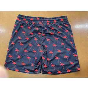 ชุดกีฬาลำลองของผู้ชายกางเกงขาสั้นแห้งเร็วผลิตในปากีสถานย้อมสีแบบเรียบการระเหิด - Product Image 3