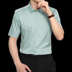 เสื้อ100% ลำลองผ้าฝ้ายออร์แกนิกสำหรับผู้ชายเสื้อระบายอากาศได้ดีดีไซน์ทันสมัย - Product Image 2