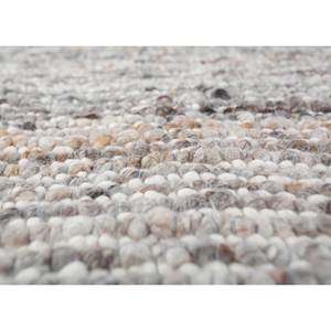 Tapis en laine abstrait rayé ivoire Contour - Phwp-28 - Classique - Rectangulaire 9x12 - Pour la maison, le salon, l'entrée, le couloir - 10 mm - Tissé à la main - Product Image 3