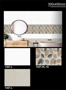 Hiện đại chống trượt 9mm dày 300x450mm sàn gốm và gạch ốp tường thiết kế tuyệt vời cho khu vực lối đi nội thất mô hình đặc biệt - Product Image 5