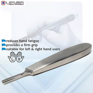 Haute qualité #8 poignée de scalpel en acier inoxydable Source d'alimentation manuelle pour l'artisanat chirurgical Instruments médicaux laboratoire passe-temps utilisation MOL - Product Image 3