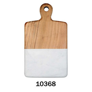 Nouvelle planche à découper en marbre hexagone avec accent en bois pour la maison et les hôtels coupant les fabricants de planches plates en Inde - Product Image 2