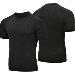 OEM Design <b>Compression</b> Mma Rash Guard bjj Rashguard Custom Made Sublimated Printed Mens MMA Rash Guard For Online Sale Half - Product Image 4