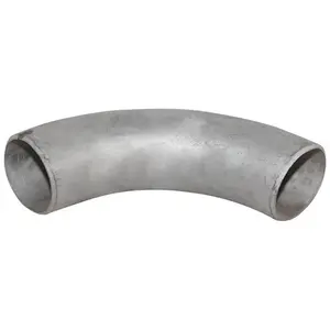 butt welding seamless long radius 45 90 Degree 6061 6063 aluminium elbow pipe fittings