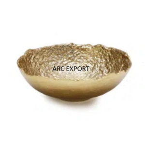 Bol décoratif de couleur noire et dorée avec motif de feuilles de fleurs pour servir de la nourriture et des chocolats Bols de service uniques Vaisselle - Product Image 2