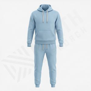 Conjunto Deportivo para Hombre, Sudadera con Capucha y Pantalones de Gimnasio, Cómodo y Transpirable, Ropa Deportiva para Fitness - Product Image 1